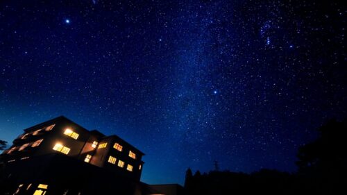下條温泉 浪漫の館 月下美人の星空観察会で見えた星空