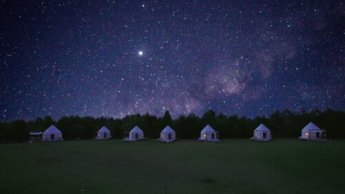 Dot Glamping 北軽井沢（満天の星空に癒されるドッグファーストなお宿♪）で見える満天の星空