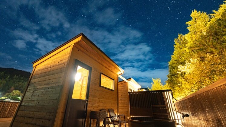 阿智 星降りの宿 やま星の屋上サウナ