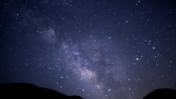 昼神温泉 信州公共の宿 鶴巻荘から見える星空