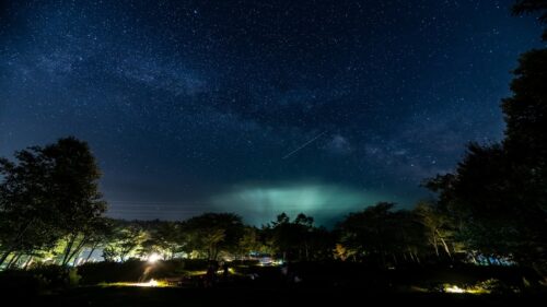 昼神温泉 癒楽の宿 清風苑のナイトツアーで見えた星空