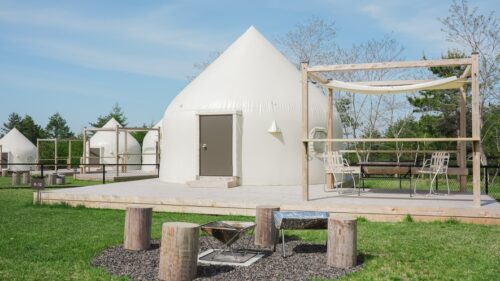 Dot Glamping 北軽井沢（満天の星空に癒されるドッグファーストなお宿♪）のグランピングドーム