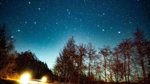 八ヶ岳グレイスホテルから見える満天の星空