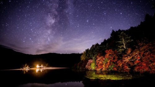 白駒荘で楽しめる湖上プラネタリウム