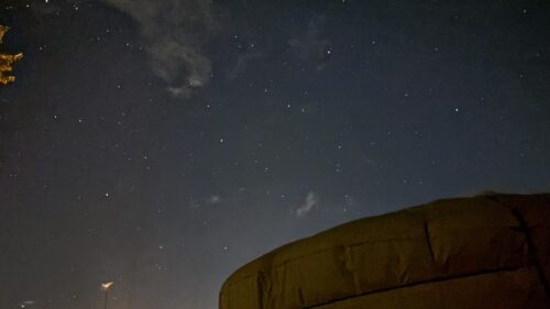 那須温泉 モンゴリアビレッジ テンゲル（星空タイム&焚き火に癒される♪）から見える星空