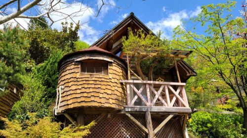 星空の見える宿「離れの宿星ヶ山」の外観