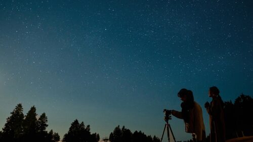 箱根湯の花プリンスホテル（開放的な露天風呂で満天の星空を！）から見える星空