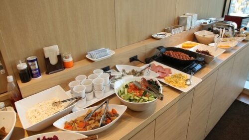 ホテルクラウンヒルズ上野プレミアの朝食バイキング