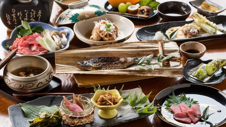 長治庵(母屋の囲炉裏&旬の料理を堪能♪)のお料理