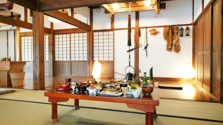 いろりの宿 三吉（囲炉裏のあるお食事処で田舎料理を堪能♪）のお食事どころ