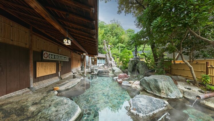 土肥温泉 牧水荘土肥館の大野天風呂