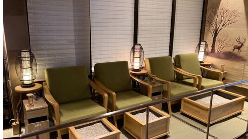 センチュリオンホテルクラシック奈良の足湯コーナー