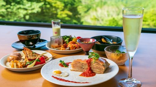 bar hotel 箱根香山(暖炉を囲んで大人の贅沢ステイを満喫♪)のお食事
