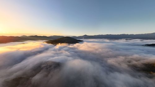 いこいの村ヘリテイジ美の山から見られる秩父雲海